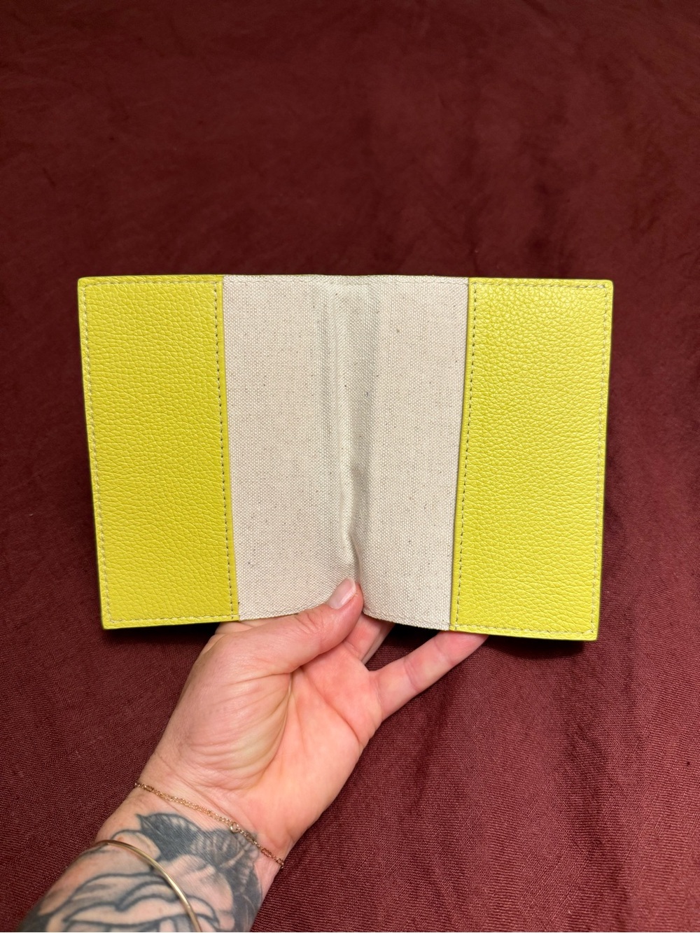 Mark & Graham RLS Monogram Passport Case - Picture 3 of 6
